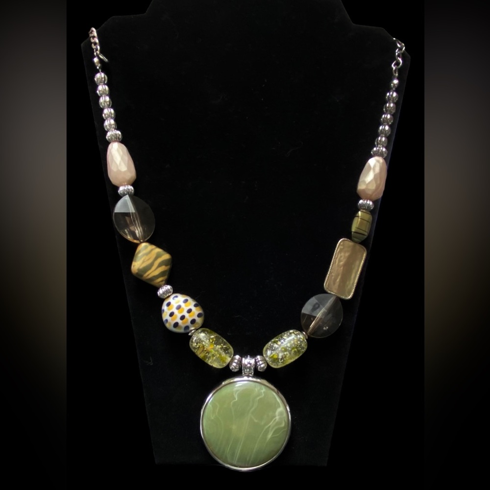 Chico's Multicolor Beaded Necklace